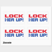 HILLARY LOCK SIE AUF RECHTECKIGER AUFKLEBER (Blatt)