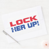 HILLARY LOCK SIE AUF RECHTECKIGER AUFKLEBER (Umschlag)