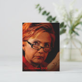 Hillary Marx Clinton Postkarte (Stehend Vorderseite)