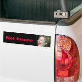 Hillary nicht geisteskrank autoaufkleber (Auf Lkw)