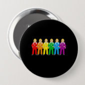 Hillary Pantsuit Pride - Button (Vorne & Hinten)