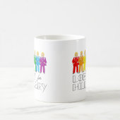 Hillary Pantsuit Pride - LGBT for Hillary - Kaffeetasse (Mittel)