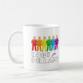Hillary Pantsuit Pride - LGBT for Hillary - Kaffeetasse (Links)