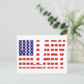Hillary Postkarte (Stehend Vorderseite)