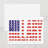 Hillary Postkarte (Vorne/Hinten)