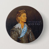 HILLARY-PRÄSIDENT 2016 BUTTON (Vorderseite)