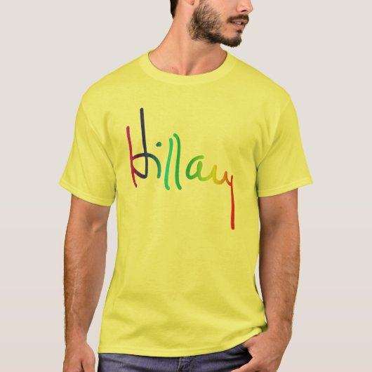 Hillary Pride Rainbow -.png T-Shirt (Vorderseite)