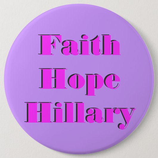 Hillary R Clinton 2016 Button (Vorderseite)