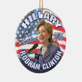 Hillary Rodham Clinton 2016 Keramikornament (Rechts)