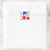 Hillary Rodham Clinton 2016 Runder Aufkleber (Tasche)