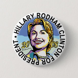 Hillary Rodham Clinton für Präsidenten Button