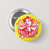 Hillary-Satin-Teufel Button (Vorne & Hinten)