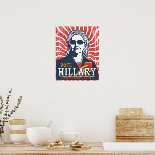 Hillary Shades Poster (Küche)
