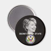 Hillary Staat Magnet (Vorderseite/Rückseite)