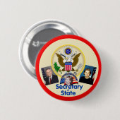 Hillary-Staats-Knopf Button (Vorne & Hinten)