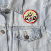 Hillary-Staats-Knopf Button (Beispiel)