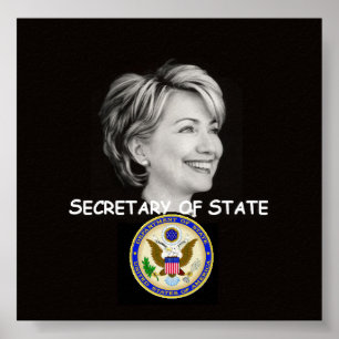 Hillary-Staats-Plakat Poster