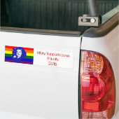 Hillary stützt Liebe Autoaufkleber (Auf Lkw)