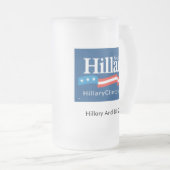 Hillary-Tasse Mattglas Bierglas (VorderseiteRechts)