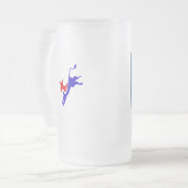 Hillary-Tasse Mattglas Bierglas (Vorderseite Links)