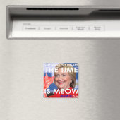 Hillary Time ist Meow Magnet (In Situ (Geschirrspüler))