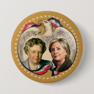 Hillary u. ihre Heldin Button