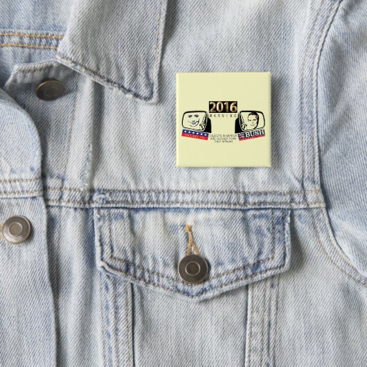 Hillary u. Jeb 2016 Button (Beispiel)