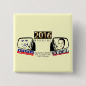Hillary u. Jeb 2016 Button (Vorderseite)