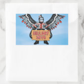 HILLARY UND DIE ARMEE DER FLYING MONKEYS RECHTECKIGER AUFKLEBER (Tasche)