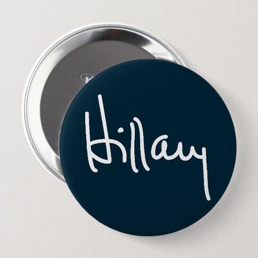 Hillary-Unterzeichnungs-Kampagnen-Knöpfe Button (Vorne & Hinten)