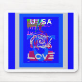 Hillary USA Präsident Stronger Together spirit Mousepad (Vorne)