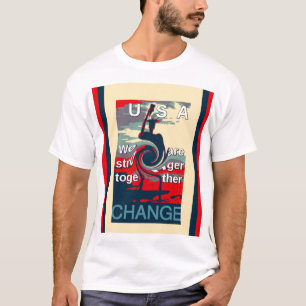 Hillary USA wir gemeinsam stärker T-Shirt