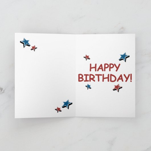 Hillary vs Trump Birthday Card - Feiern Sie wie ei Karte (Innenseite)
