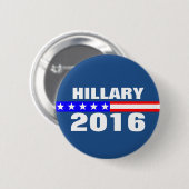 HillaryPräsidentschaftswahlkampf 2016 Button (Vorne & Hinten)