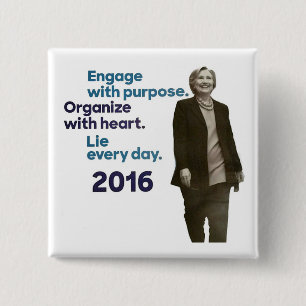Hillarys drei Regeln Button