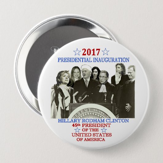 Hillarys Einweihung 2017 Button (Vorne & Hinten)