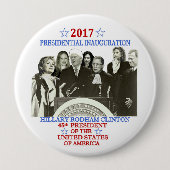 Hillarys Einweihung 2017 Button (Vorderseite)