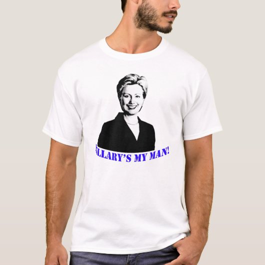 Hillarys mein Mann! T-Shirt (Vorderseite)
