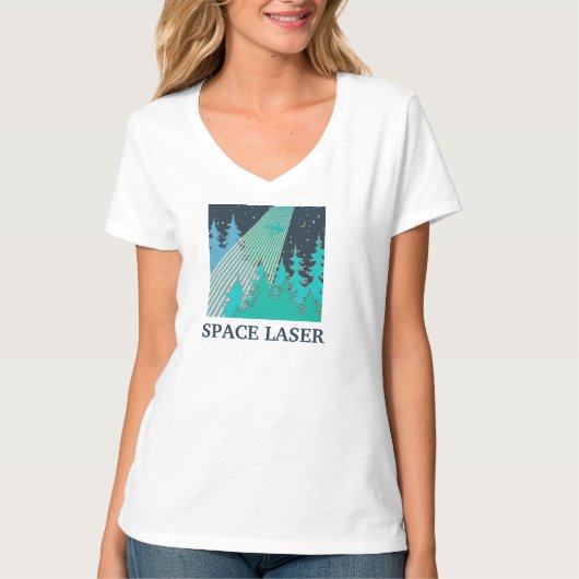 Hillary's Rache, Space Laser, T-Shirt (Vorderseite)