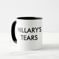 Hillarys Risse - lächelnde Trumpf-Tasse