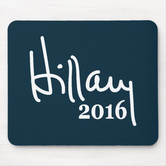 Hillaryunterzeichnung 2016 Mousepad (Vorne)