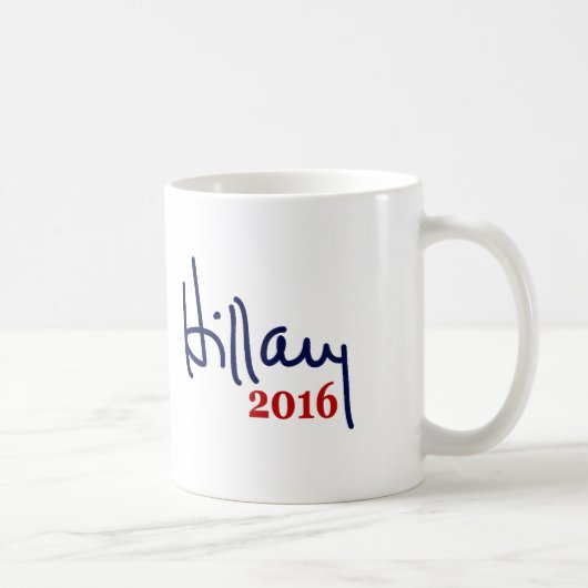 Hillaryunterzeichnungs-Tassen 2016 Kaffeetasse (Rechts)