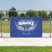 Hillbert College Hawks Banner (InSitu)