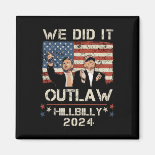 Hillbilly 2024 Trump Vance Wir haben es verboten Magnet
