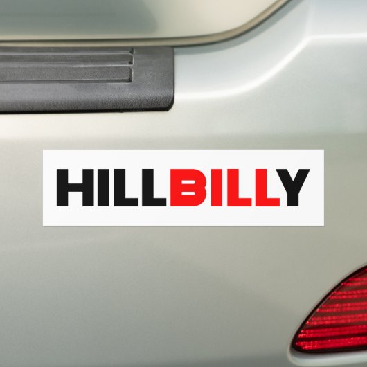 Hillbilly Bill Autoaufkleber (Auf Auto)