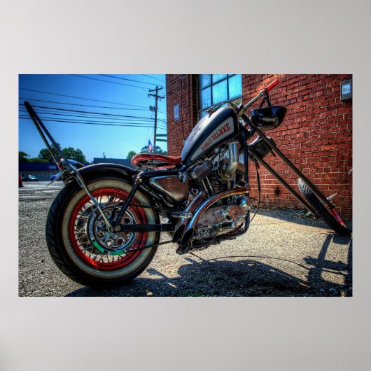 Hillbilly Deluxe Sportster Chop Poster (Vorne)