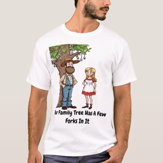 Hillbilly Family Tree T-Shirt (Vorderseite)