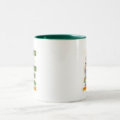 Hillbilly Festive, wie es wird Zweifarbige Tasse (Mittel)