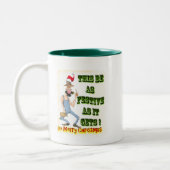 Hillbilly Festive, wie es wird Zweifarbige Tasse (Links)