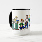Hillbilly Jug Band Tasse (Vorderseite Links)